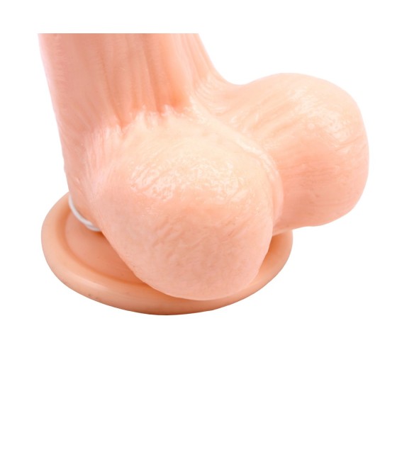 VIBRATORE REALISTICO  CON VENTOSA \"JAMES DEAN\" CARNE - 20 CM