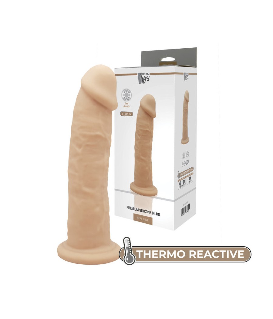 FALLO REALISTICO DREAM TOYS "REAL LOVE 9" THERMO REACTIVE - CARNE