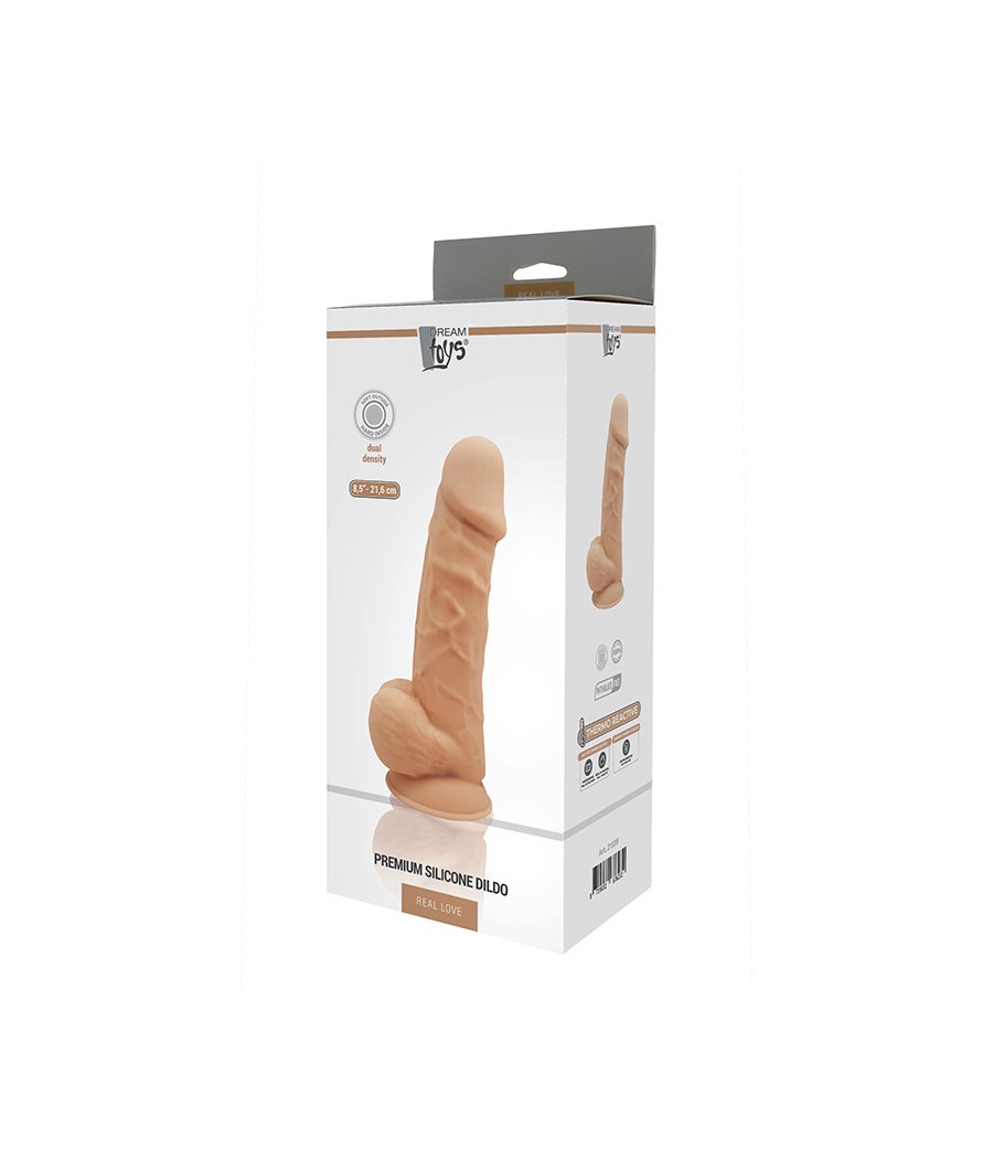 FALLO REALISTICO DREAM TOYS "REAL LOVE 8.5" THERMO REACTIVE - CARNE