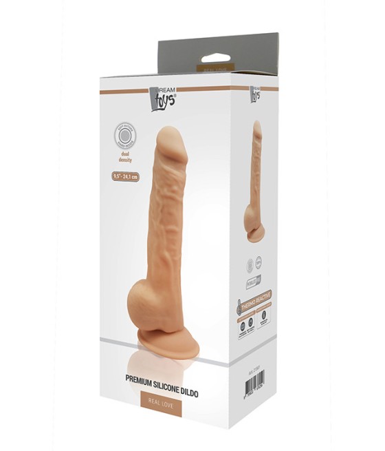 FALLO REALISTICO DREAM TOYS "REAL LOVE 9.5" THERMO REACTIVE - CARNE