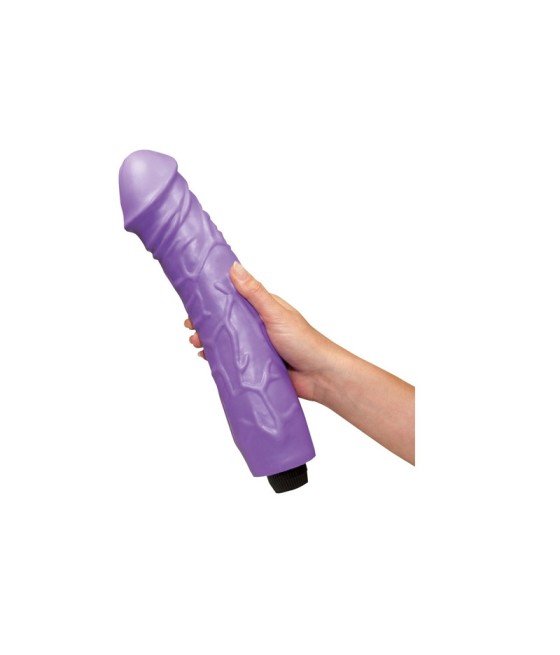 VIBRATORE REALISTICO MAXI "GIANT LOVER" VIOLA - 33 CM