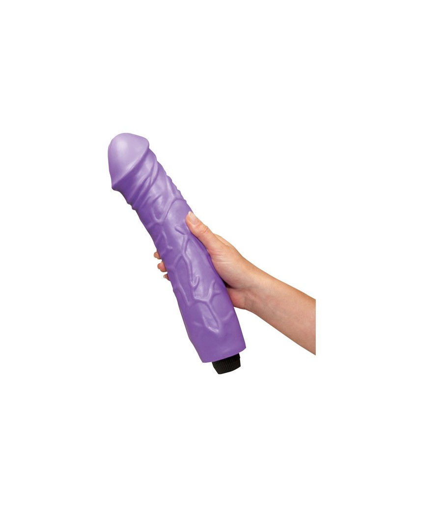 VIBRATORE REALISTICO MAXI "GIANT LOVER" VIOLA - 33 CM