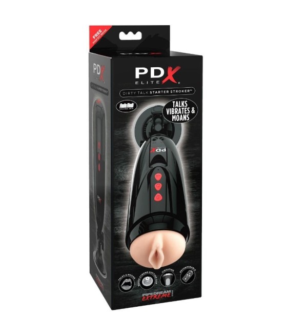 PDX ELITE - DIRTY TALK STARTER STROKER