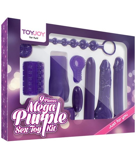 TOYJOY - JUST FOR YOU MEGA PURPLE SEX TOY KIT