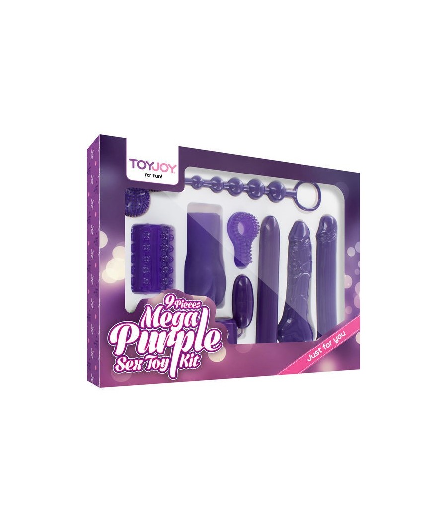 TOYJOY - JUST FOR YOU MEGA PURPLE SEX TOY KIT