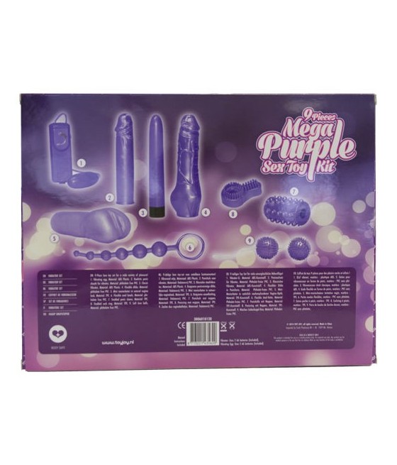 TOYJOY - JUST FOR YOU MEGA PURPLE SEX TOY KIT