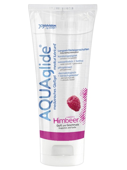 LUBRIFICANTE GEL AROMA LAMPONE "AQUAGLIDE" - 100 ML LUBRIFICANTE GEL AROMA LAMPONE "AQUAGLIDE" - 100 ML