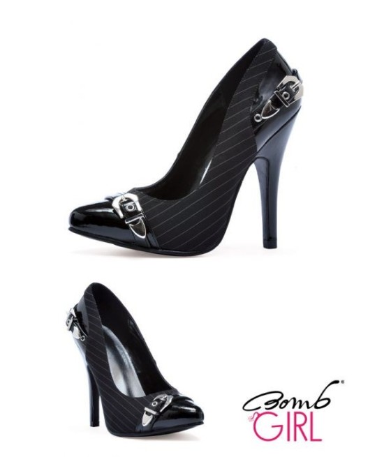 SCARPA EFFETTO GESSATO CON TACCHI A SPILLO “SUADELA BOMB”