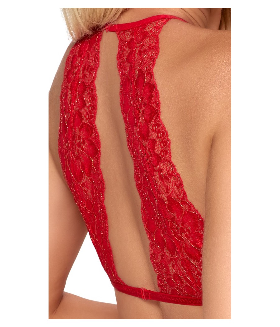 Morbido reggiseno, reggicalze e perizoma di Kissable