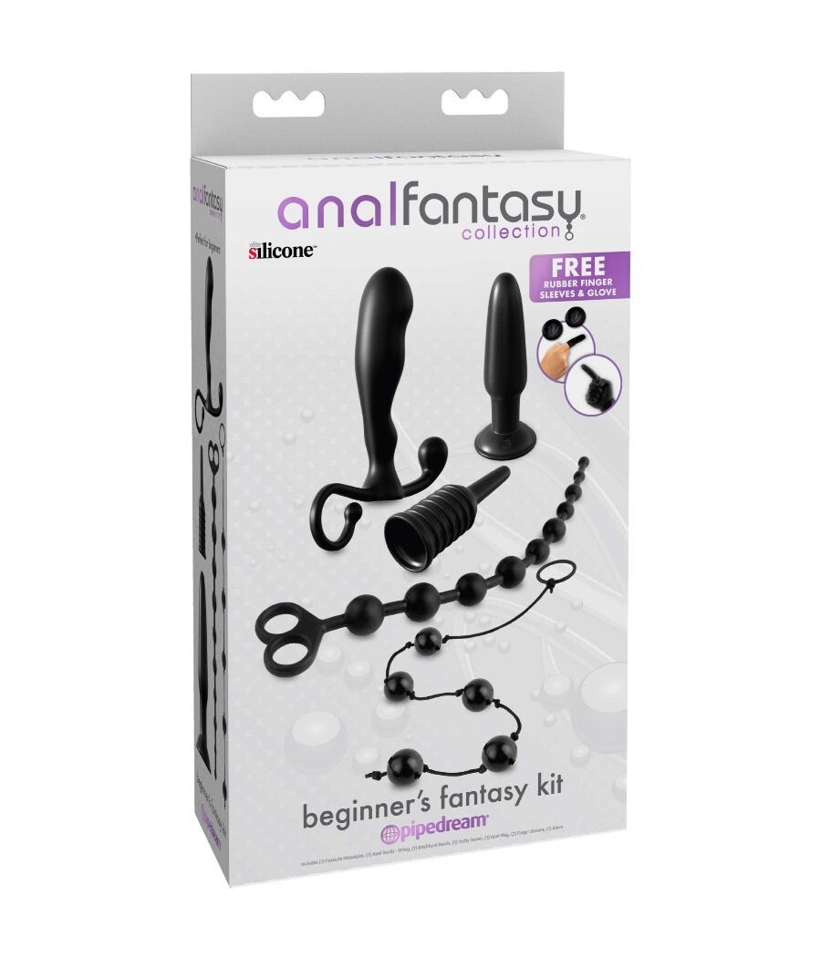 ANAL FANTASY ELITE COLLECTION - BEGINNER FANTASY ANAL KIT BLACK
