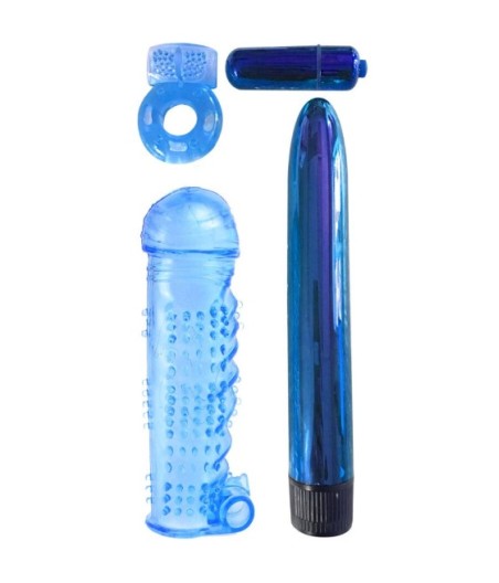 CLASSIX - ULTIMATE PLEASURE COUPLES KIT AZUL