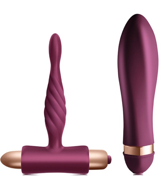 CLIMAXIMUM - DARE KIT TWISTED VIBRATOR + ANAL PLUG BEGINNER