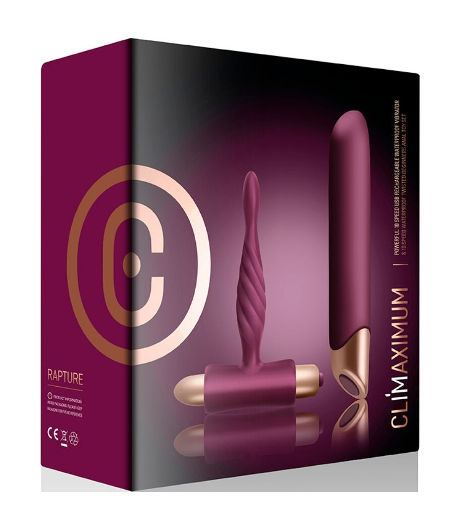 CLIMAXIMUM - RAPTURE KIT VIBRATOR CLASSIC + BEGINNER ANAL PLUG