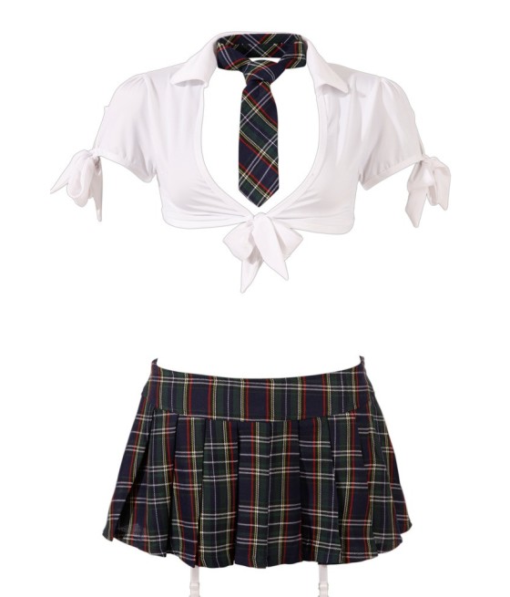 MINI ABITO DA SCOLARETTA SEXY