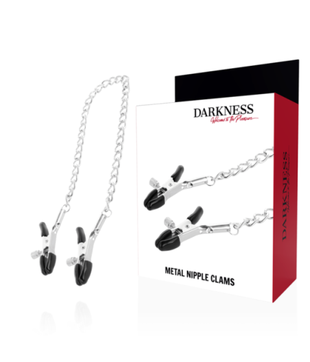 DARKNESS - ADJUSTABLE NIPPLE CLAMPS METAL