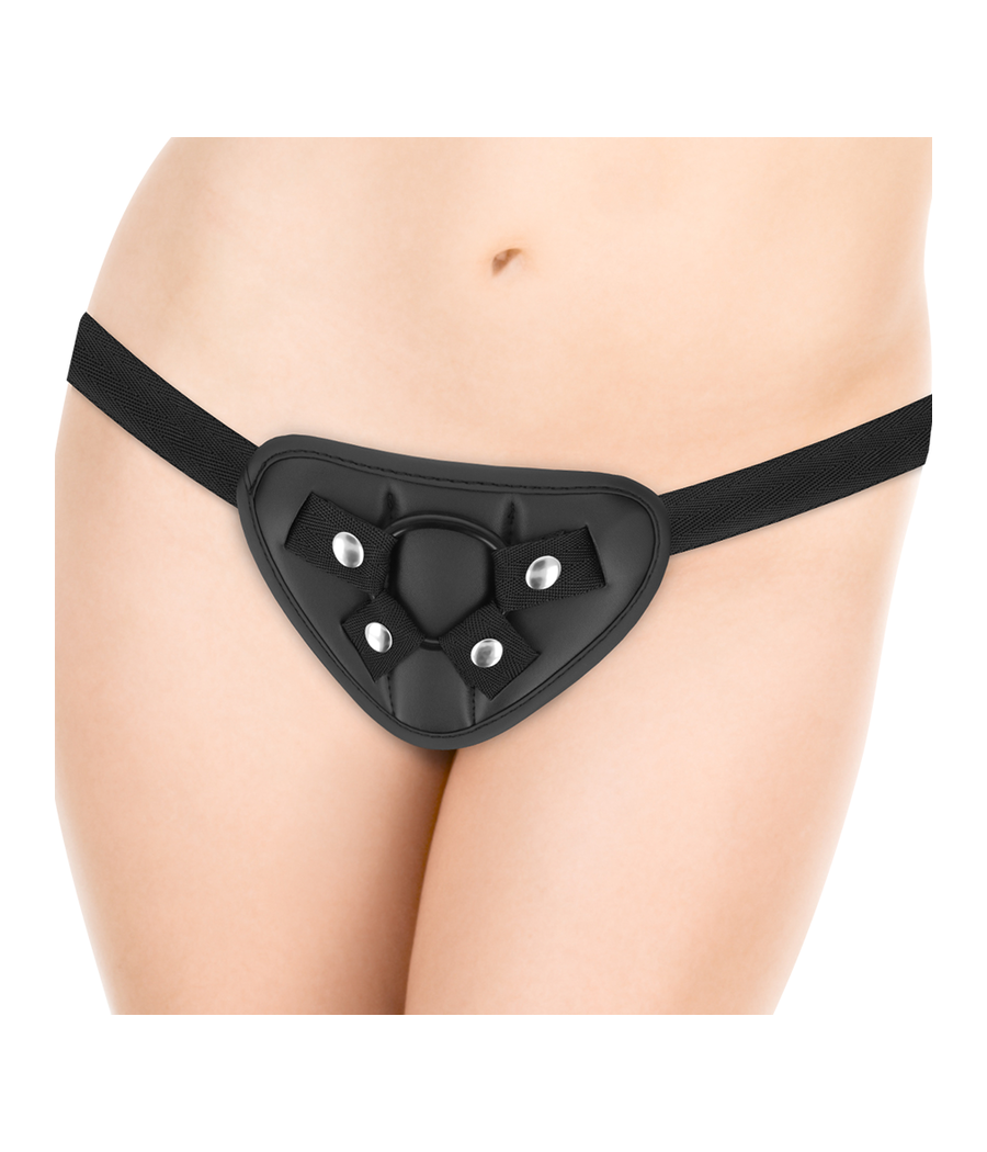 CYBER SILICOCK - STRAP-ON HARNESS WITH 3 RINGS FREE