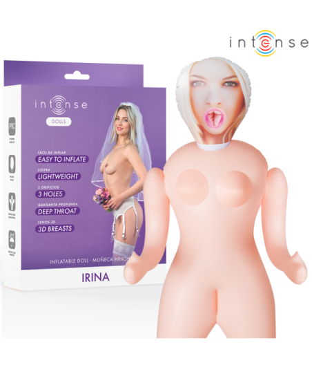 INTENSE DOLLS - IRINA INFLATABLE DOLL WITH THREE ORIFICES