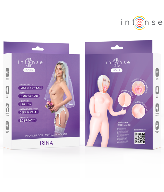 INTENSE DOLLS - IRINA INFLATABLE DOLL WITH THREE ORIFICES