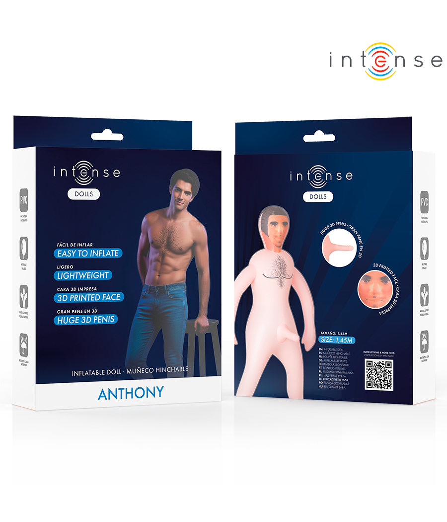 INTENSE DOLLS - ANTHONY INFLATABLE DOLL WITH 3D PENIS