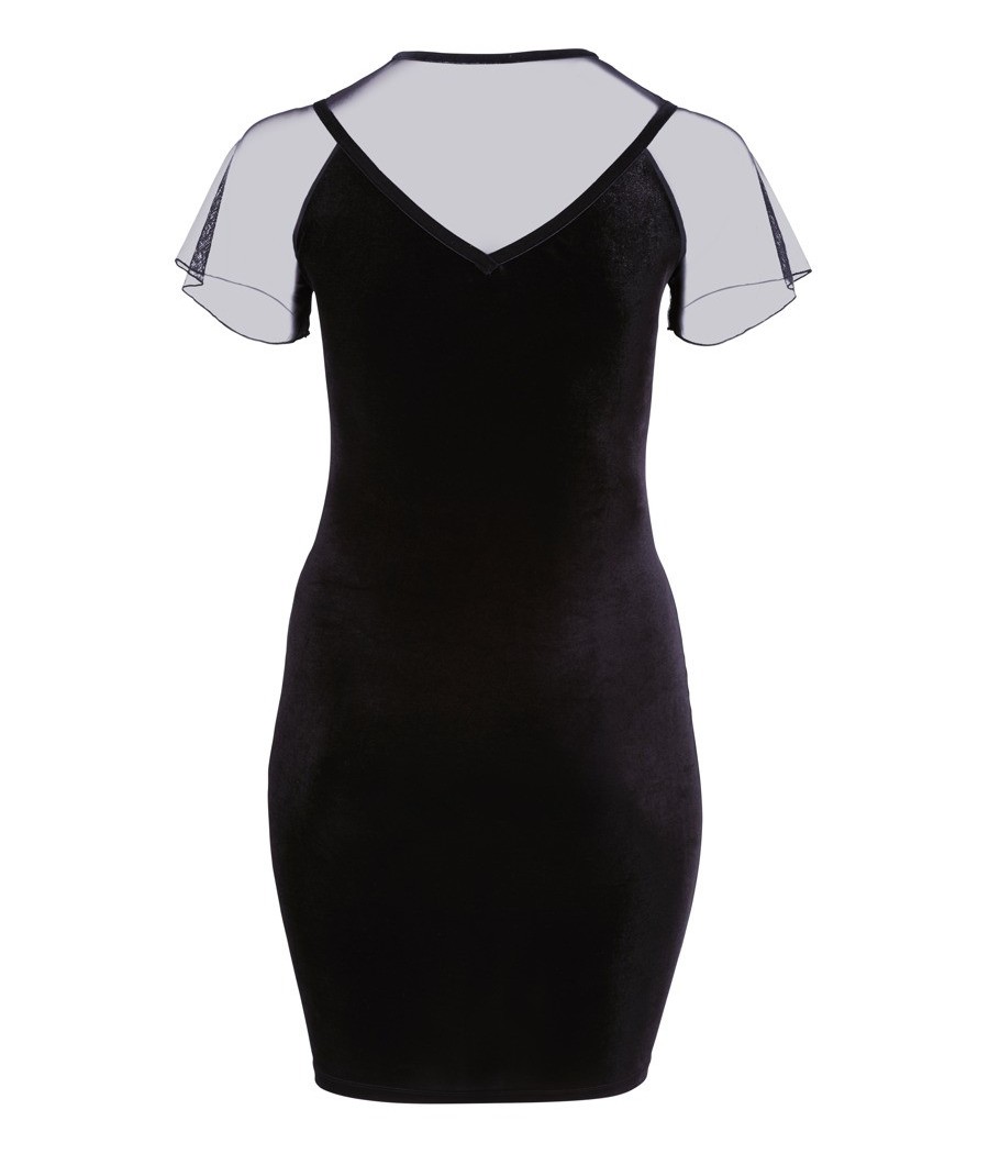 TUBINO SEXY - COLORE NERO - COTTELLI CURVES