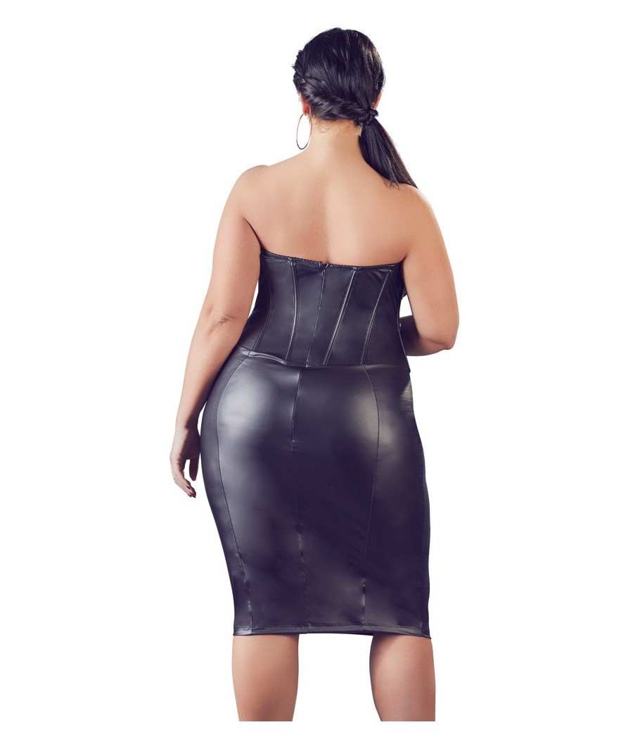 ABITO SEXY COPPE APERTE - COLORE NERO - COTTELLI CURVES