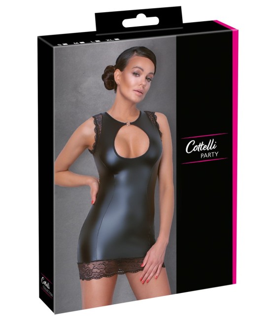 MINI ABITO SEXY "DRESS" COTTELLI PARTY - NERO