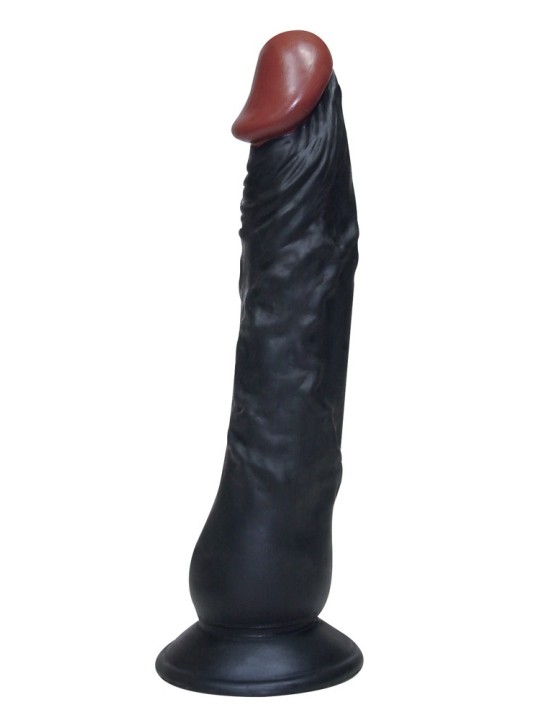 FALLO REALISTICO CON BASE A VENTOSA "AFRICAN LOVER" NERO FALLO REALISTICO CON BASE A VENTOSA "AFRICAN LOVER" NERO