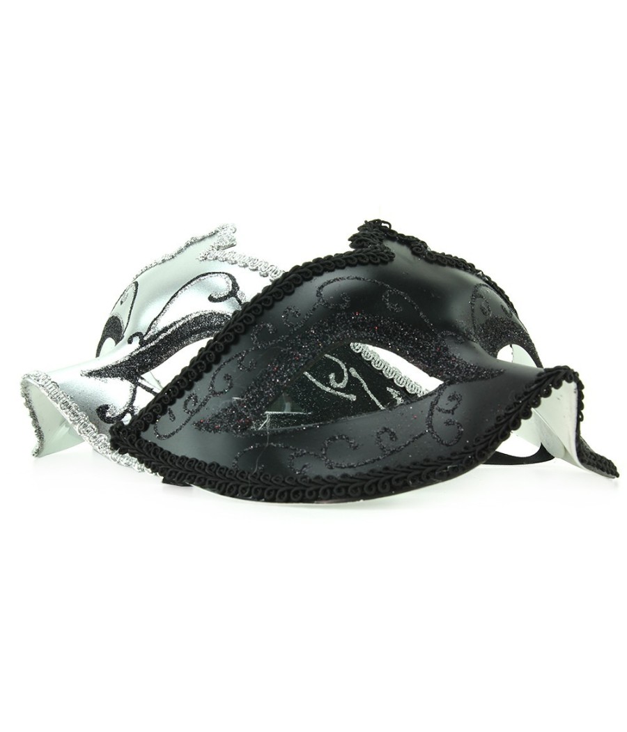 SET 2 MASCHERE IN STILE SICILIANO 50 SFUMATURE DI GRIGIO "IN MASCHERA"