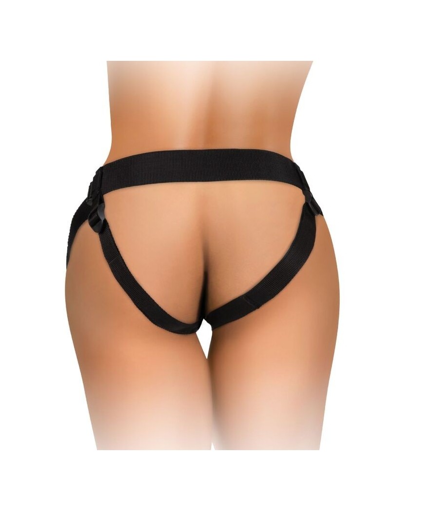 KING COCK - ELITE DELUXE ADJUSTABLE HARNESS KIT RING WITH TESTICLES & DILDO 20.3 CM