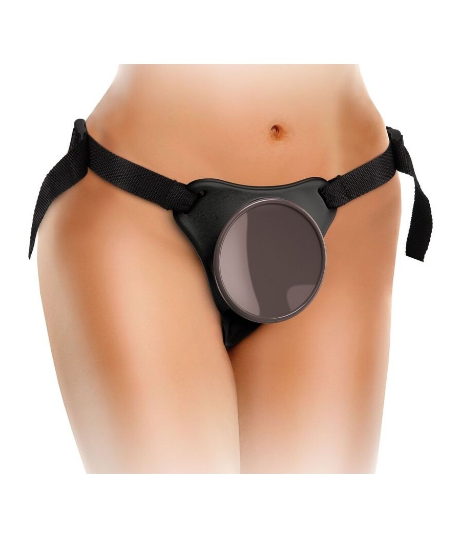 KING COCK - ELITE DELUXE ADJUSTABLE HARNESS KIT RING WITH TESTICLES & DILDO 20.3 CM