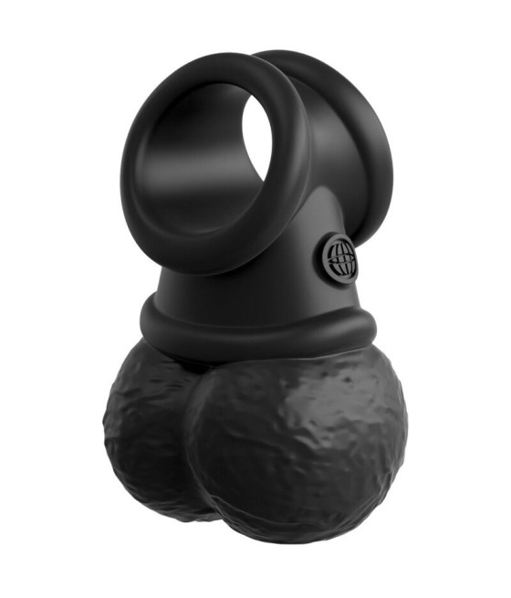 KING COCK - ELITE DELUXE ADJUSTABLE HARNESS KIT RING WITH TESTICLES & DILDO 20.3 CM