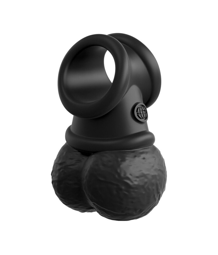 KING COCK - ELITE DELUXE ADJUSTABLE HARNESS KIT RING WITH TESTICLES & DILDO 20.3 CM