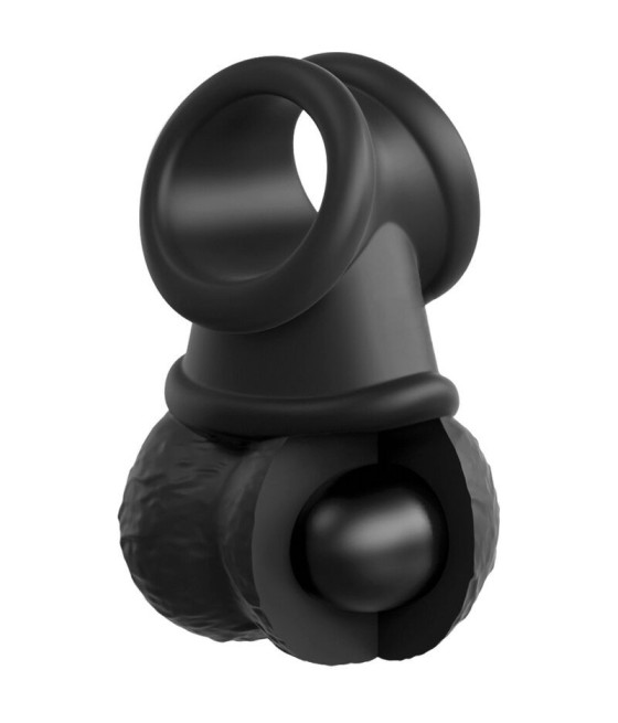 KING COCK - ELITE DELUXE ADJUSTABLE HARNESS KIT RING WITH TESTICLES & DILDO 20.3 CM