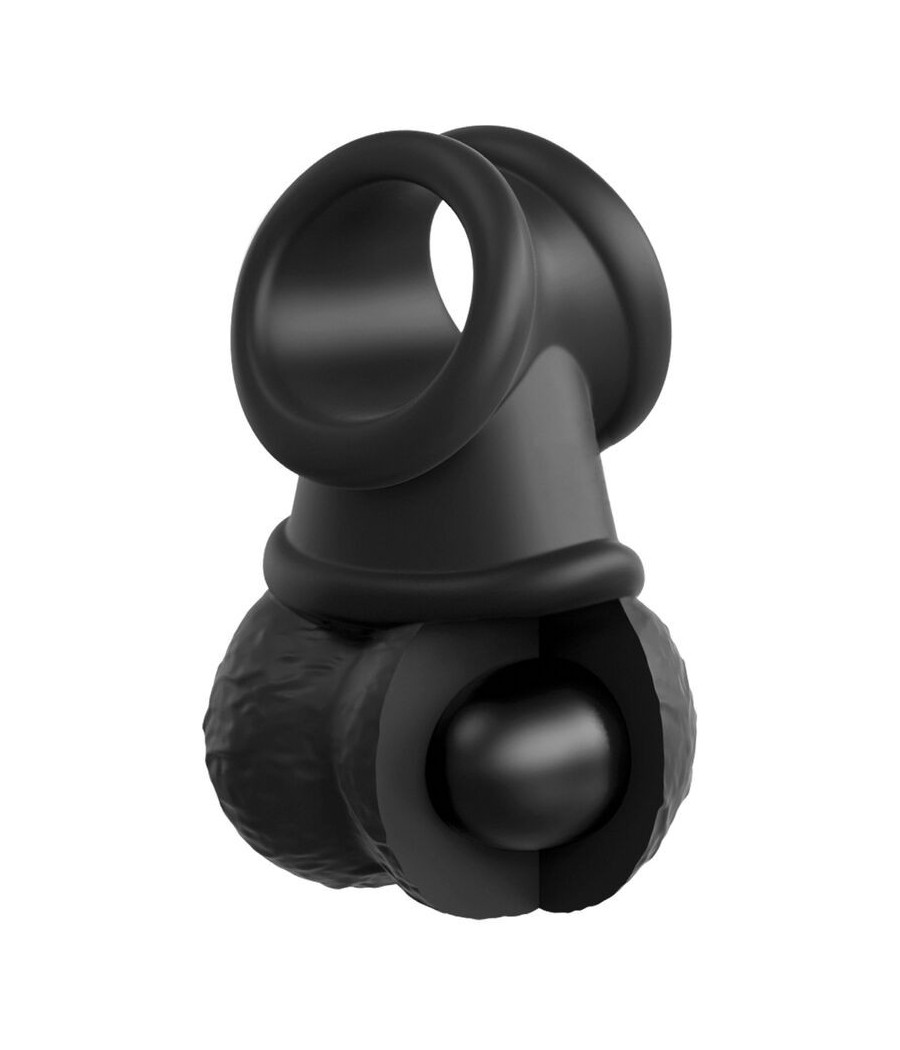 KING COCK - ELITE DELUXE ADJUSTABLE HARNESS KIT RING WITH TESTICLES & DILDO 20.3 CM