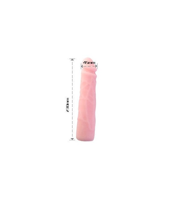 BAILE - REALISTIC SKIN TOUCH SILICONE DILDO 23 CM