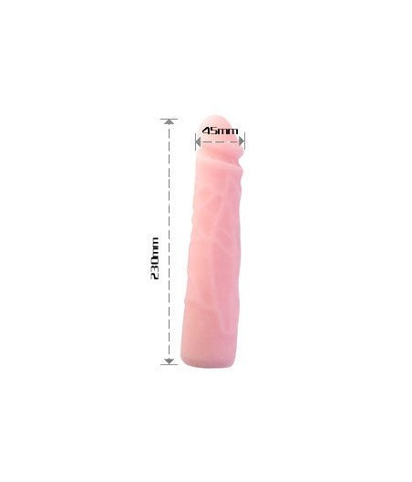 BAILE - REALISTIC SKIN TOUCH SILICONE DILDO 23 CM