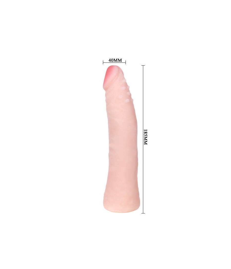 BAILE - REALISTIC SKIN TOUCH SILICONE DILDO 19 CM RANDOM BOX COLOR