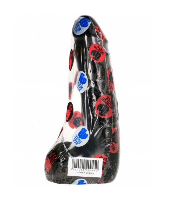ALL BLACK - SOFT BLACK REALISTIC DILDO 20 CM