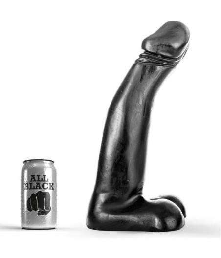 ALL BLACK - REALISTIC BLACK FISTING DILDO 29 CM