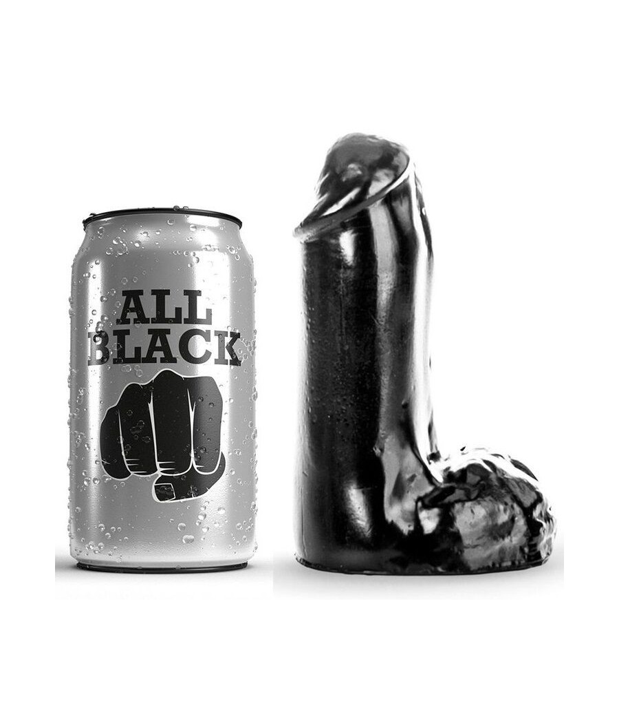 ALL BLACK - DILDO REALISTIC 13 CM