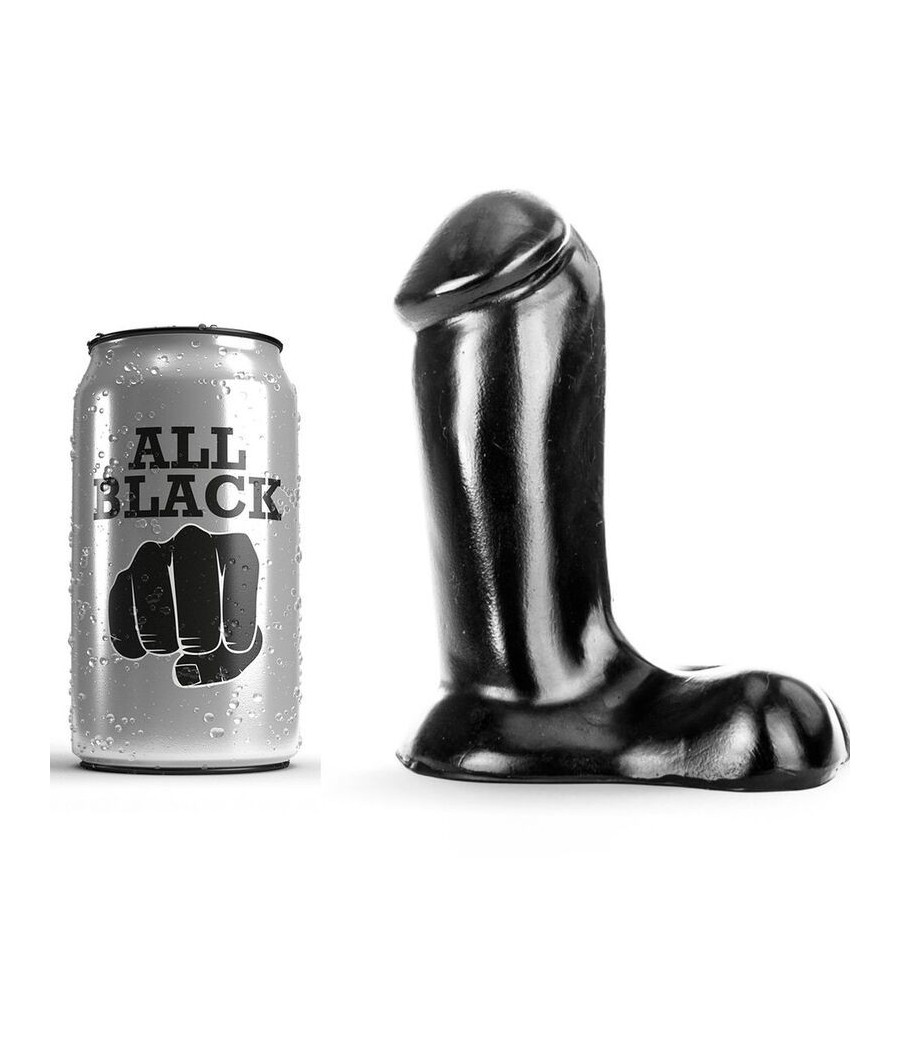 ALL BLACK - DILDO REALISTIC 14 CM