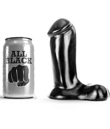 ALL BLACK - DILDO REALISTIC 14 CM