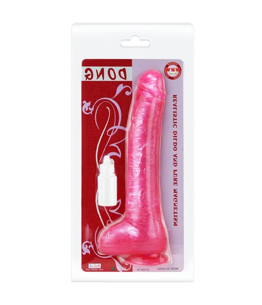 BAILE - REALISTIC PINK DILDO DONG WITH SUCTION CUP