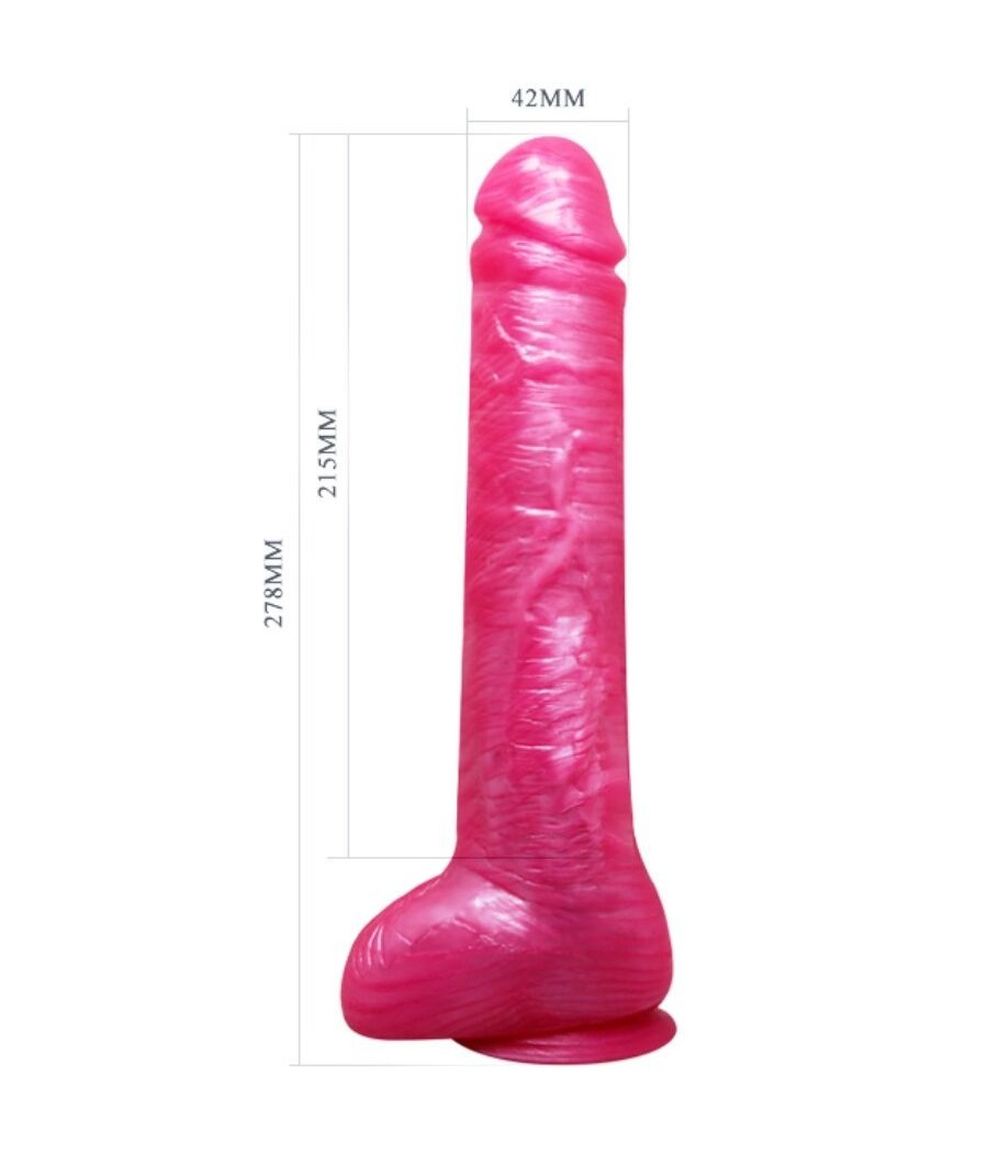 BAILE - REALISTIC PINK DILDO DONG WITH SUCTION CUP