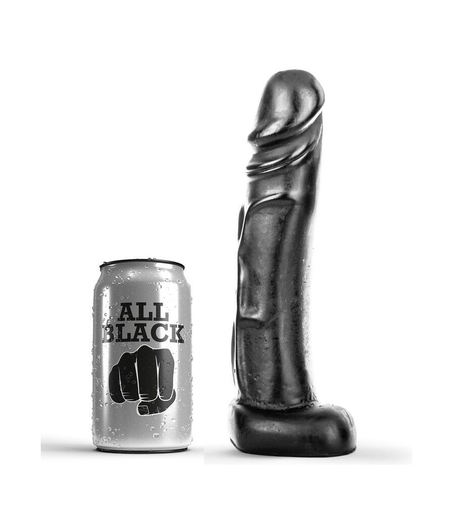 ALL BLACK - DILDO 22 CM