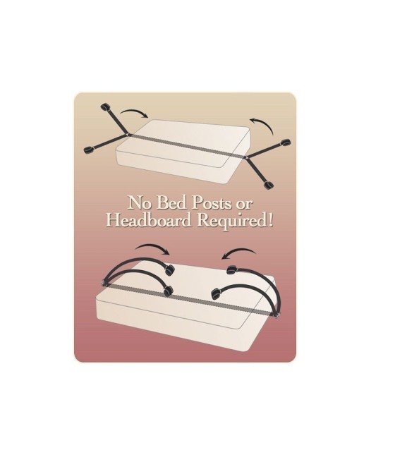 FETISH FANTASY SERIES - BED BINDINGS RESTRAINT KIT