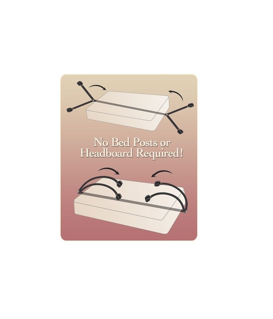 FETISH FANTASY SERIES - BED BINDINGS RESTRAINT KIT