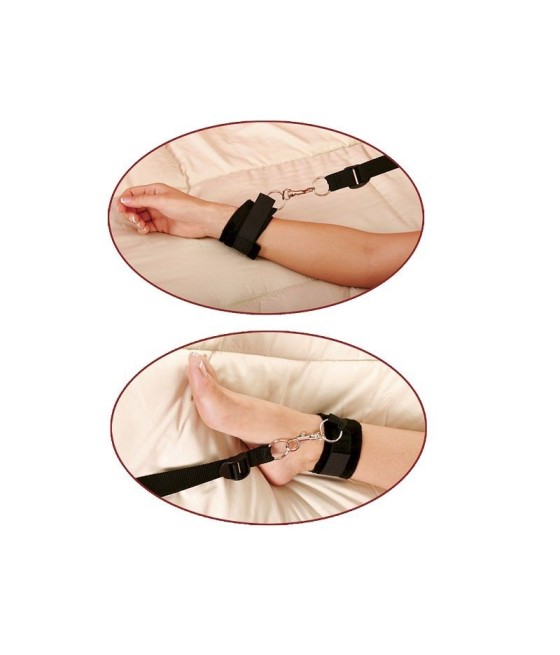 FETISH FANTASY SERIES - BED BINDINGS RESTRAINT KIT