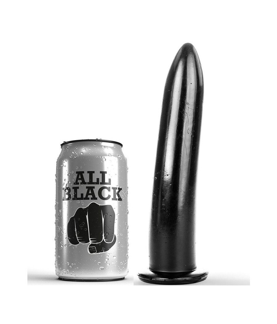 ALL BLACK - DILATOR ANAL Y VAGINAL 20 CM