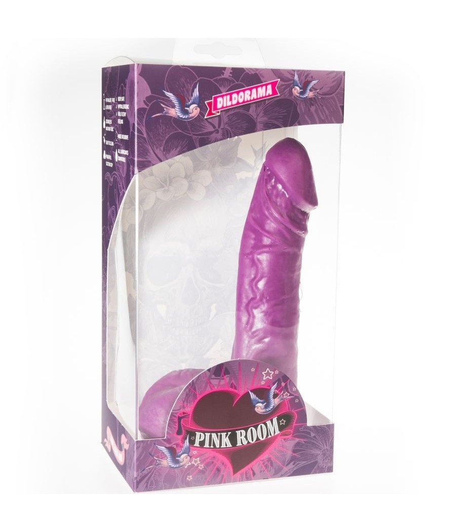 PINK ROOM - EBAN REALISTIC DILDO PURPLE 19 CM